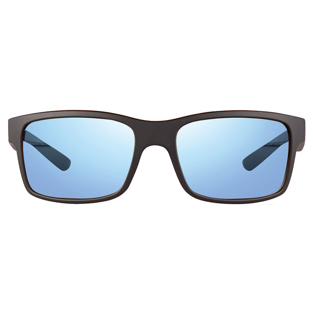 Revo Crawler XL Sunglasses in Matte Black/Blue Water