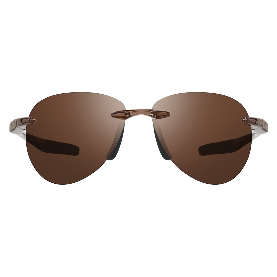 Aviator  Revo brand Sunglasses with Brown Mirrored Lenses Revo | Relay Petite Women main image 3