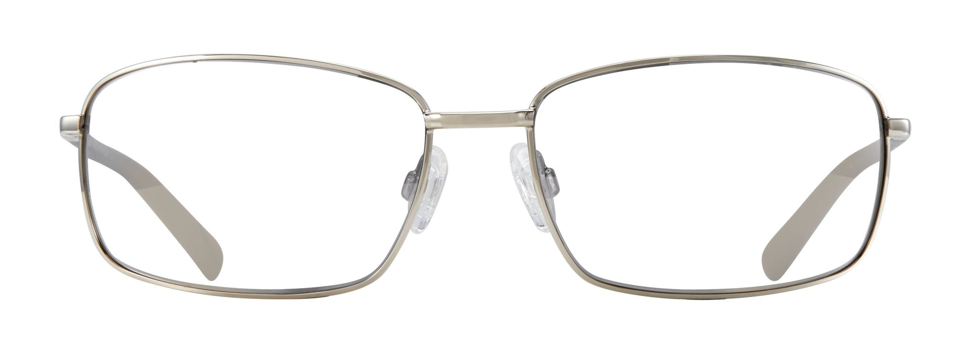 Metal wrap around prescription sunglasses with chrome frames
