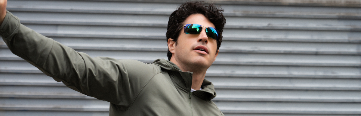 Sunglasses with Green Lens - Revo Sunglasses