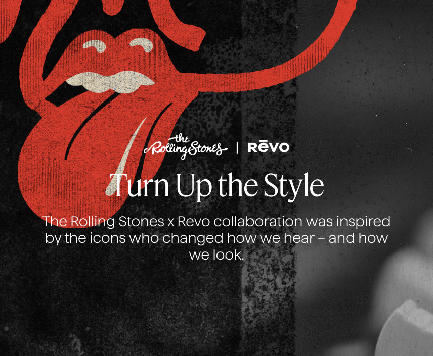 Rolling Stones x Revo | Shine a Light Wrap Polarized Sunglasses