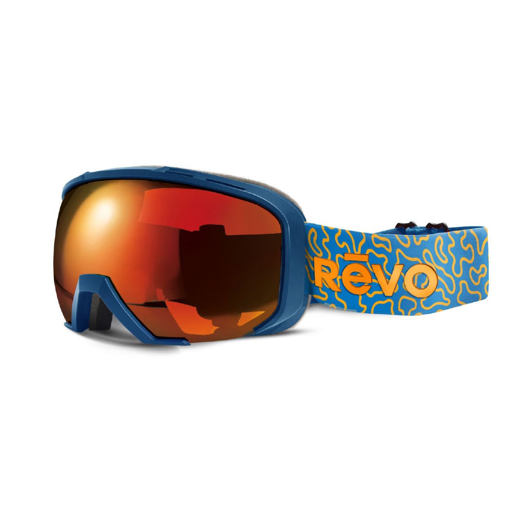 bolle emperor ski goggles Revo Light Adaptive Goggles – Mammoth No. 11 Matte Black/Photochromic Blue Water