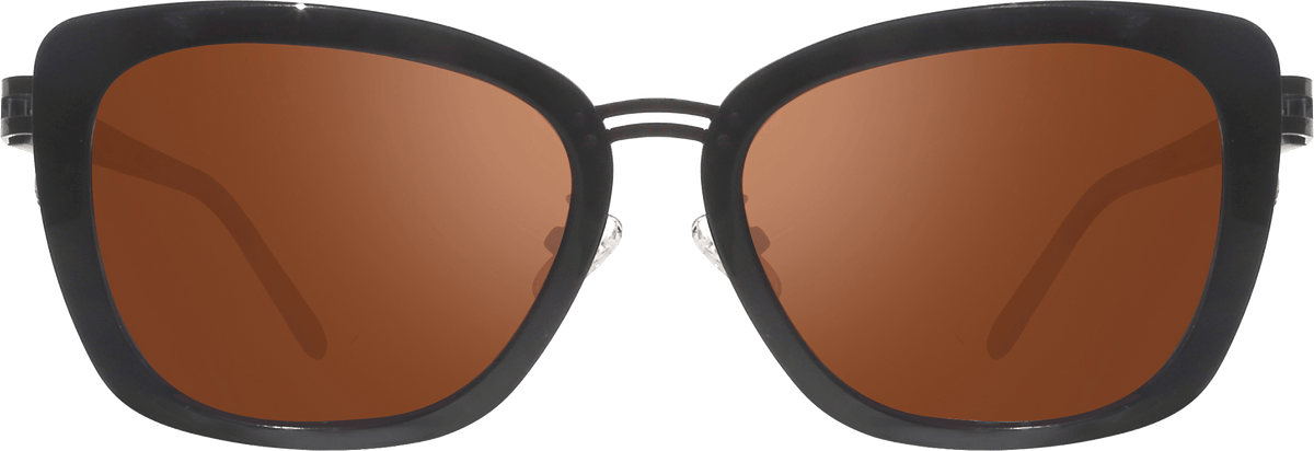 Revo Eva Sunglasses NEW Revo EVA Shiny Caramel POLARIZED Champagne Gold Lens  main image 2