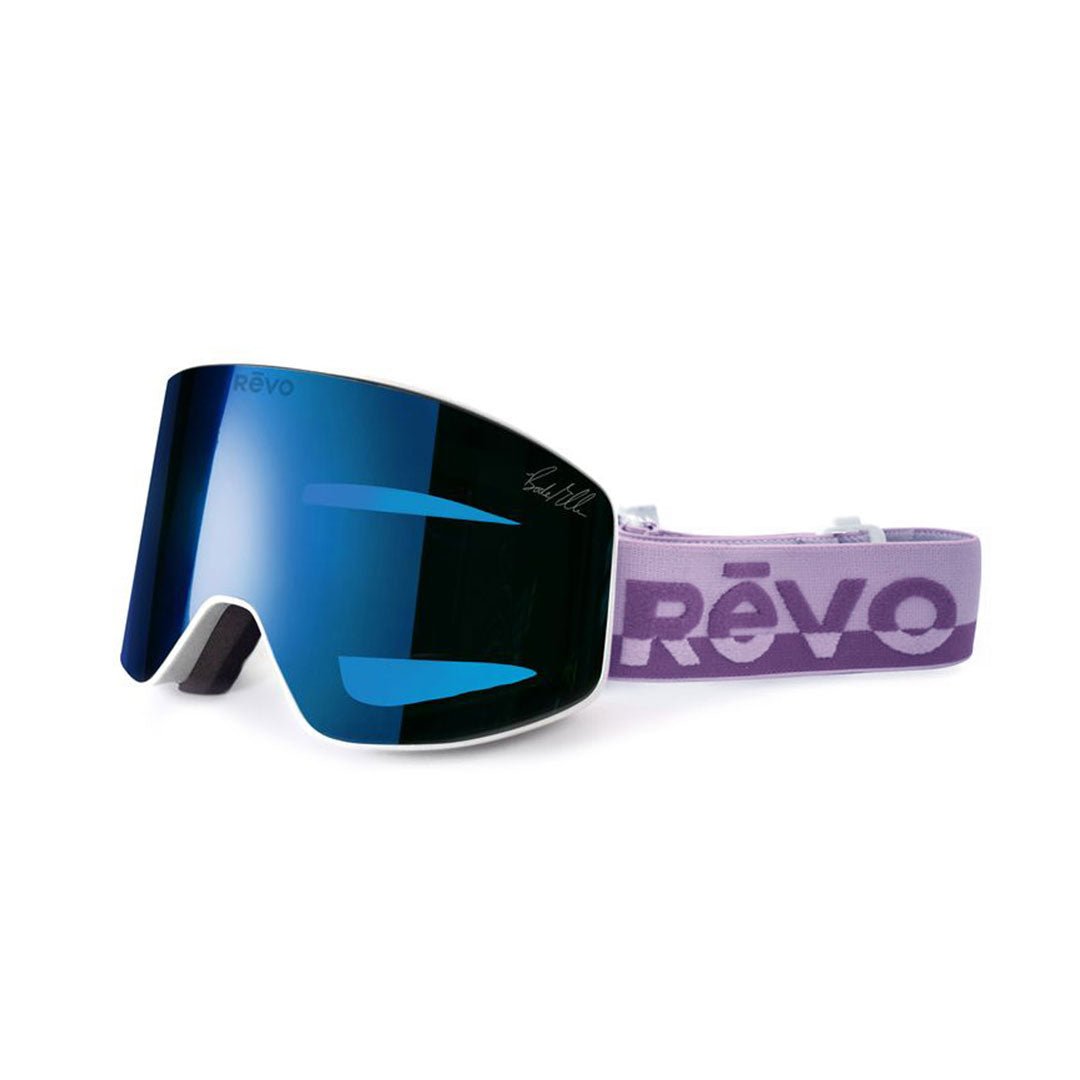 be nice snowboard goggles Revo No. 3 Goggles Matte White/Photochromic Blue Water