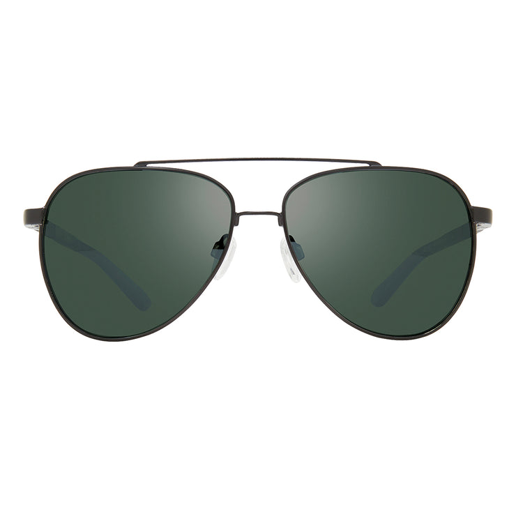 Men's Aviator Sunglasses with Mirrored Polarized Lenses - All In Motion™  Blue