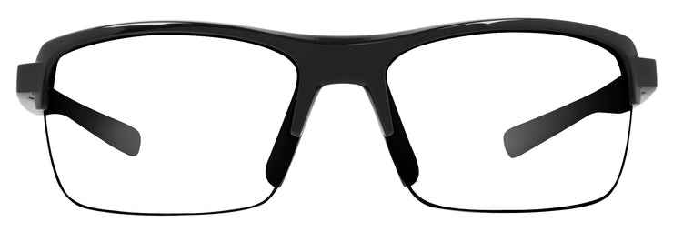 Golf prescription sunglasses with black frame