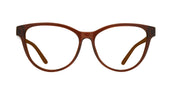 Brown cat eye women's prescription sunglasses