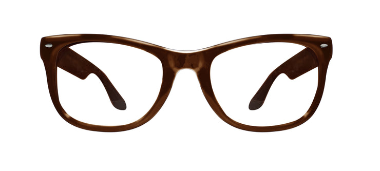 Bear Grylls square polarized prescription sunglasses with brown frame
