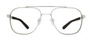 Navigator prescription sunglasses for men with chrome frame