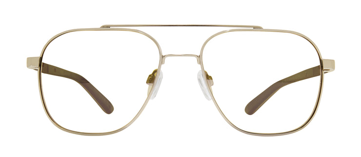 Navigator prescription sunglasses for men with gold frame