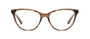 Cat eye blue light blocking glasses with brown frame