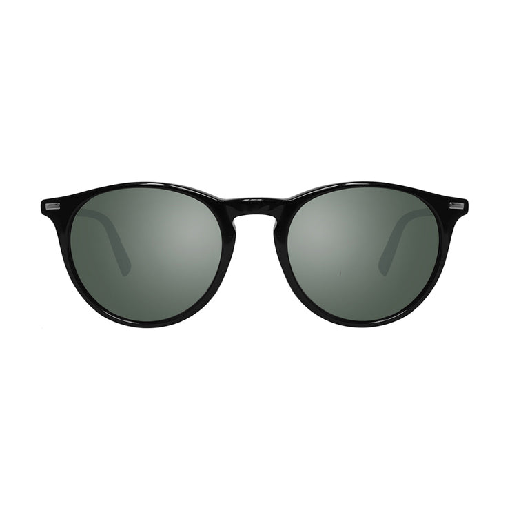 Vintage Black Gold Grey Classic Sunglasses With Shaded Lens For