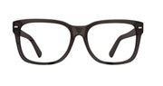 Polarized rectangle prescription sunglasses with black frame