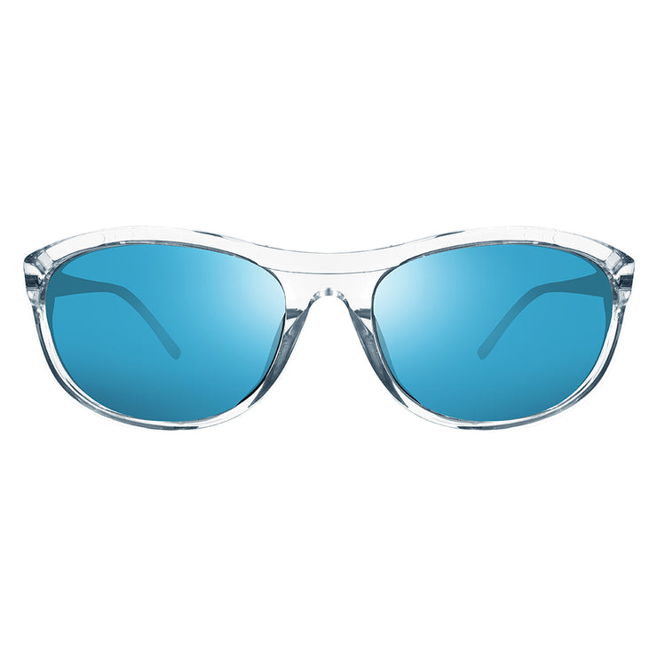 Classic Trendy Wrap Around Rectangle Polarized Sports Sunglasses